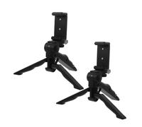 Operitacx 2pcs Mobile Phone Holder Tripod Mount Adjustable Desk Phone Stand Flexible Selfie Stand for Outdoor Photo Taking and Documentary Film Making