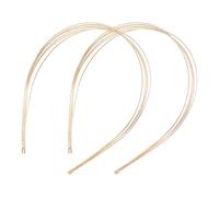Operitacx 2pcs Multi-layered Gold Metal Headbands for Women Adjustable and Deformation Resistant Hair Bands Elegant Minimalist Jewelry Accessories for Daily Wear