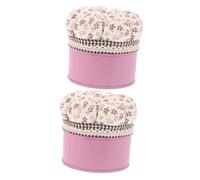 Operitacx 2pcs Needle Storage Case for Wool Knitting Sewing Pin Holder Box Lid Portable Metal Fabric Needle Organiser