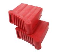 Operitacx 2pcs Non Slip Ladder Feet Mats Durable Rubber Covers for Standard and Telescopic Ladders Lightweight Protective Pads Prevent Scratches and Slipping Easy to Install