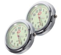 Operitacx 2pcs Nurse Fob Watch Quartz Watch Dial with Luminous Glass Top for Manual DIY Concise and Generous Design for Health Care Professionals