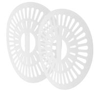 Operitacx 2pcs Plastic Spinner Replacement Caps for Washing Machine Dehydration Bucket, round Washer Press Covers for Even Distribution and Improved Drying Efficiency