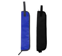 Operitacx 2pcs Portable Drumstick Storage Bag - Portable Drumstick Case for Snare Tom Bass Drum Set - Handheld/Carrying/Hangable Carrier for Rehearsal, Recording, and Festival Events