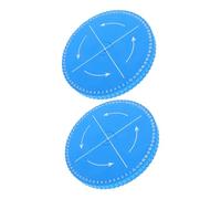 Operitacx 2pcs Portable Kumihimo Braiding Disk Round and Square DIY Bracelet Maker Tool for Thread Cord and Yarn Crafting Lightweight and Use Jewelry Weaving Board for Friendship Bracelets