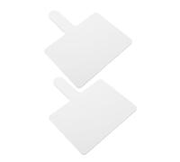 Operitacx 2Pcs Portable Reusable Answer Paddle Lightweight Dry Erase Boards for School Classroom Use Handheld Student Response Boards for Interactive English Math Lessons