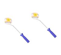 Operitacx 2pcs Portable Small Paint Roller Brush for Walls Precise Corner Painting Tool Shedding Thread Compatible with Latex and Oil Based Paints Easy to Clean for House Painting Supplies