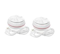 Operitacx 2pcs Portable Washing Machine Sock Washing Machine Mini Clothes Washer for Dorm Travel