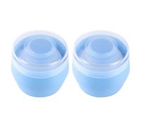 Operitacx 2pcs Powder Puff Powder Puff Case Plush Fluff Material Does Not Fly Even for Body with Storage Boxes
