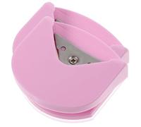 Operitacx 2Pcs Practical Corner Rounder Punch Clean Photo Business Card Trimmer Abs Pink Compact Paper Cutting Tool for Office Crafting