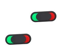 Operitacx 2pcs Privacy Slide Door Sign Pmma Conference Indicator with Vacant Occupied Mark for Office Meeting Easy Install Black Blank Privacy Plaque
