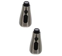 Operitacx 2pcs Pull Down Faucet Nozzle Replacement with Spray Settings Sink Rinser for Kitchen Tap Compatible with Hose Durable External Shower Head to Reduce Water Consumption and Enhance