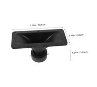 Operitacx 2pcs Rectangular Horn Tweeters for Stage Speakers High-frequency Piezoelectric Audio System Supplies Efficient Low Consumption Stereo Tweeter Accessories for Car and Event Sound