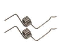 Operitacx 2pcs Refrigerator Door Springs Replacement, Stainless Steel 1.3-10.6-5 Coil Spring Flapper for Fridge Door Hinges, Vertical Frame Electronics Refrigerator Parts Accessories