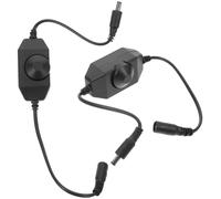 Operitacx 2pcs Rotary LED Dimmer Switch Knob for LED String Lights Brightness Controller for Desk Lamp Lighting Parts