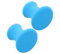 Operitacx 2pcs Rubber Base Tuning Fork Accessory for Meditation and Yoga, Portable Sound Therapy Tool Stand with Stable Support, for Spa and Relaxation Use