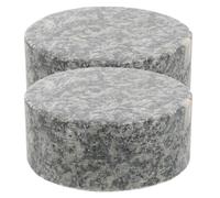 Operitacx 2pcs Sauerkraut Crock Stone Weights for Fermentation Diameter Thick Pickle Jar Press Stones Even Moisture Removal and Food Preservation for Home Vegetable Fermenting Jars