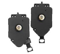 Operitacx 2pcs Silent Quartz Clock Replacement Mechanism with Pendulum Drive, Plastic Material, Enhanced Stability and Long Shaft Design, for Bedrooms and Decorative Spaces