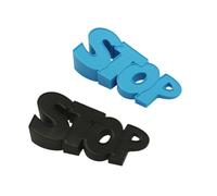 Operitacx 2pcs Silicone Door Stop Stoppers with Suction Design, Practical and Stylish Draft Stopper Seal to Reduce Door Slamming Noise, for Home and Office Use Random Color