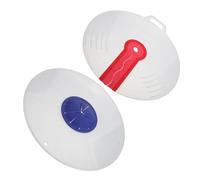 Operitacx 2pcs Silicone Mixer Splash Guard for Electric and Hand Mixers, Flexible Fit Splashing Proof Cover for Mixing and Cooking Bowls, Safety Protection Egg Bowl Cover