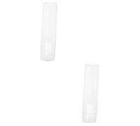 Operitacx 2pcs Silicone Protective Cover for Remote Controller Flexible Skin Case for Tv Air Conditioning Remote High Transparency Oil Resistant Easy Battery Access