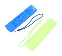 Operitacx 2pcs Silicone Remote Cover for Tv Stick Bright Colors Comfortable Grip Fits Remote Control for Living Room Bedroom Use
