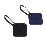 Operitacx 2Pcs Silicone Smart Cover Case for Tile Mate Shockproof Non Slip Shell with Fixing Clip Scratch Resistant Protective Sleeve for Lost Item