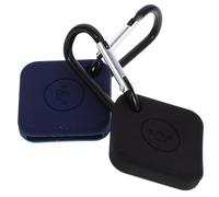 Operitacx 2Pcs Silicone Smart Cover for Tile Mate Pro Wireless Protection Case with Buckle Hook Lost Artifact Easy Installation Comfortable Fit and Black