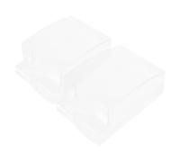 Operitacx 2pcs Socket Cover Clear Type Splash Guard for Electric Outlets Easy Install Bathroom Wall Protection Durable Weatherproof Box for Home Appliances