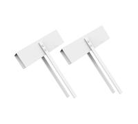 Operitacx 2pcs Stainless Steel Bifold Door Locks for Safety Portable Folding Closet Security Latch Space-Saving Double Door Lock for Cabinets Easy Installation and Versatile Use