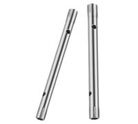 Operitacx 2pcs Stainless Steel Faucet Sleeve Wrench Tools for Hot Cold Water Taps Rust-Resistant Tap Spanner Sockets for Installation and Repair Versatile Plumber Maintenance Kit