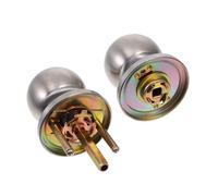 Operitacx 2pcs Stainless Steel Spherical Door Knob Lock for Interior Rooms Simple Structure with Smooth Polished Surface Easy Installation Ball Lock Suitable for Bedroom and Bathroom Doors