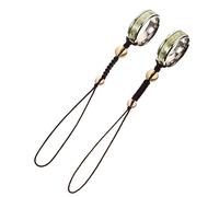 Operitacx 2pcs Steel Finger Ring Lanyards for Mobile Phones Durable Lost Hanging Chains Creative Design Compatible with All Phone Models Dragon Pattern