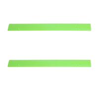 Operitacx 2pcs Tactile Blind Ruler for Blind Person Learning Raised Markers and Portable Pp Material, Back to School Decorations for Visually Impaired Students at Home and School