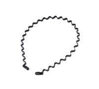 Operitacx 2pcs Thick Wavy Hairbands for Men and Women, Easy to Use Synthetic Material Headbands with No Pressure on Head, for Doing Sports and Hair Style Making