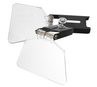 Operitacx 2pcs Transparent Bench Grinder Eye Shield Protective Guard Cover Dust Shroud Attachment Kit for Safety and Debris Protection