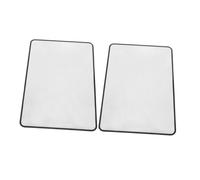 Operitacx 2pcs Ultra Thin PVC Full Page Magnifier Bookmark Transparent Reading Magnifying Sheet for Books Newspapers Maps Portable Large Coverage Magnifiers for Clear