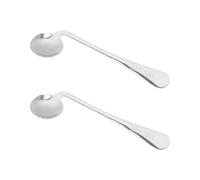 Operitacx 2pcs Wear-resistant Adaptive Spoon Convenient Adaptive Spoon Stainless Steel Elderly Utensils Practical Easy to Store Portable for Meal Options and Rehabilitation Treatment