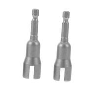 Operitacx 2pcs Wing Nut Driver Socket Set High Carbon Steel Bit Adapter for Electric and Manual Wrenches Compact Portable Tool for Efficient Nut Tightening and Bolt Fastening