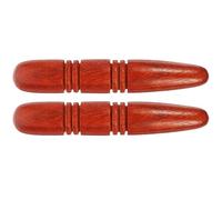 Operitacx 2pcs Wooden Muscle Massage Sticks Foot Massage Stick Roller Relieving Pains Easy to Hold Handheld Foot Tool for Wellness and Relaxation