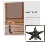 Operitacx 2pcs Zinc Alloy Sea Star Cabinet Knobs Wardrobe Handles Drawer Pulls Unique Home Decor