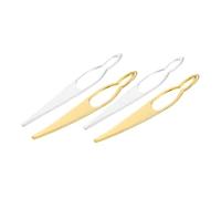 Operitacx 2sets Hair Weaving Crochet Hooks Set Braiding Hair Tools Diy Dreadlocks Accessories Knitting Supplies 4pcs*2