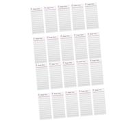 Operitacx 2sets Red Budget Planner Cards for Expense Tracking and Cash Management Lightweight Home Budget Sheets for Monthly and Weekly Money Organizing Portable and Practical 20pcs*2