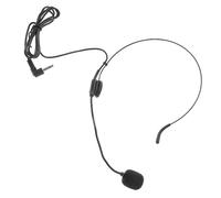 Operitacx 3.5mm Wired Headset Microphone for Speaking and Lectures, Wearable Ear Microphone Sound for Live Performance and Recording in Business and Stage Use