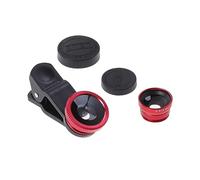 Operitacx 3-in-1 Phone Camera Lens Kit for Smartphones Mobile Camera Lens with Fisheye Macro and Wide-angle Functions for Travel and Social Media Photography