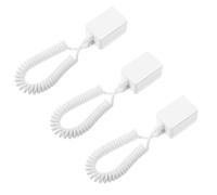 Operitacx 3 pcs Remote Control Tether with Adhesive Hook Mobile Phone Tablet Retractable Cable Compact Design Easy to Install No Drilling Required Durable Practical to Prevent Loss