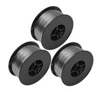 Operitacx 3 Rolls Flux Cored Mig Welding Wire Gasless Welding Spool for DIY Projects Home Repairs and Electronic Components
