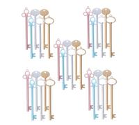 Operitacx 30 Pcs Retro Key Shaped Gel Pens for Students Vintage Style Lightweight Writing Pens for School Home Office Supplies with Unique Designs Portable and Fun Stationery