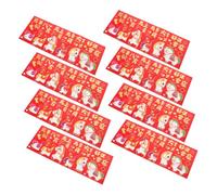 Operitacx 300pcs Chinese Year Red Envelopes Bulk with Creative Cartoon Designs for Spring Festival Birthday Wedding Lucky Money Hong Bao Packets for Festive Blessings Sharing