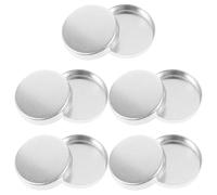 Operitacx 30pcs Empty Makeup Tray Small Eyeshadow Pan Aluminum Lightweight Sturdy Sleek Modern Silver DIY Eye Shadow Travel for Women