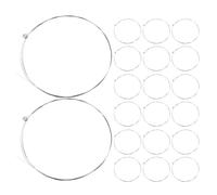Operitacx 30pcs Guitar High E String Replacement, Stainless Steel Acoustic E-1st Strings for Folk Electric and Classical Musical Instrument Accessory